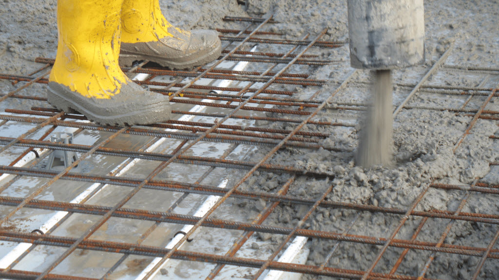 jacking up concrete slab