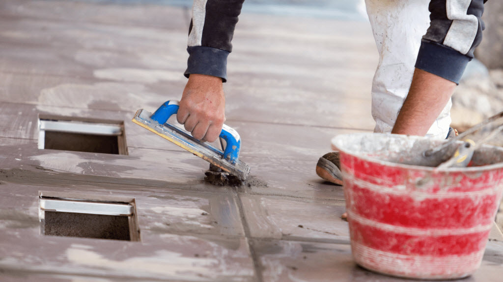 concrete floor laying contractors